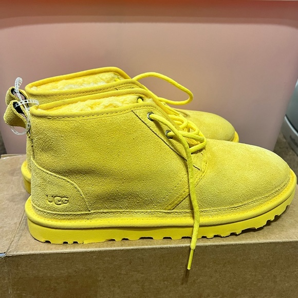 Brand New Low Yellow Ugg Boots - Picture 1 of 5